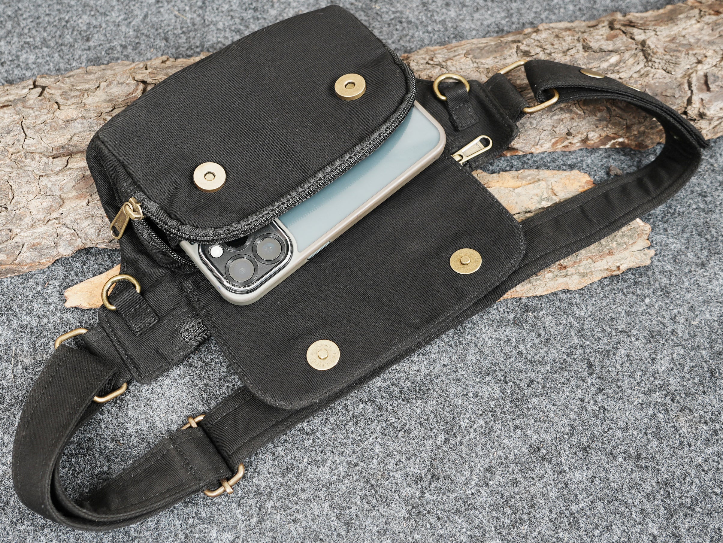 Cotton Adjustable Belt with Multi-Functional Pockets 50% Off worldwide free shipping.