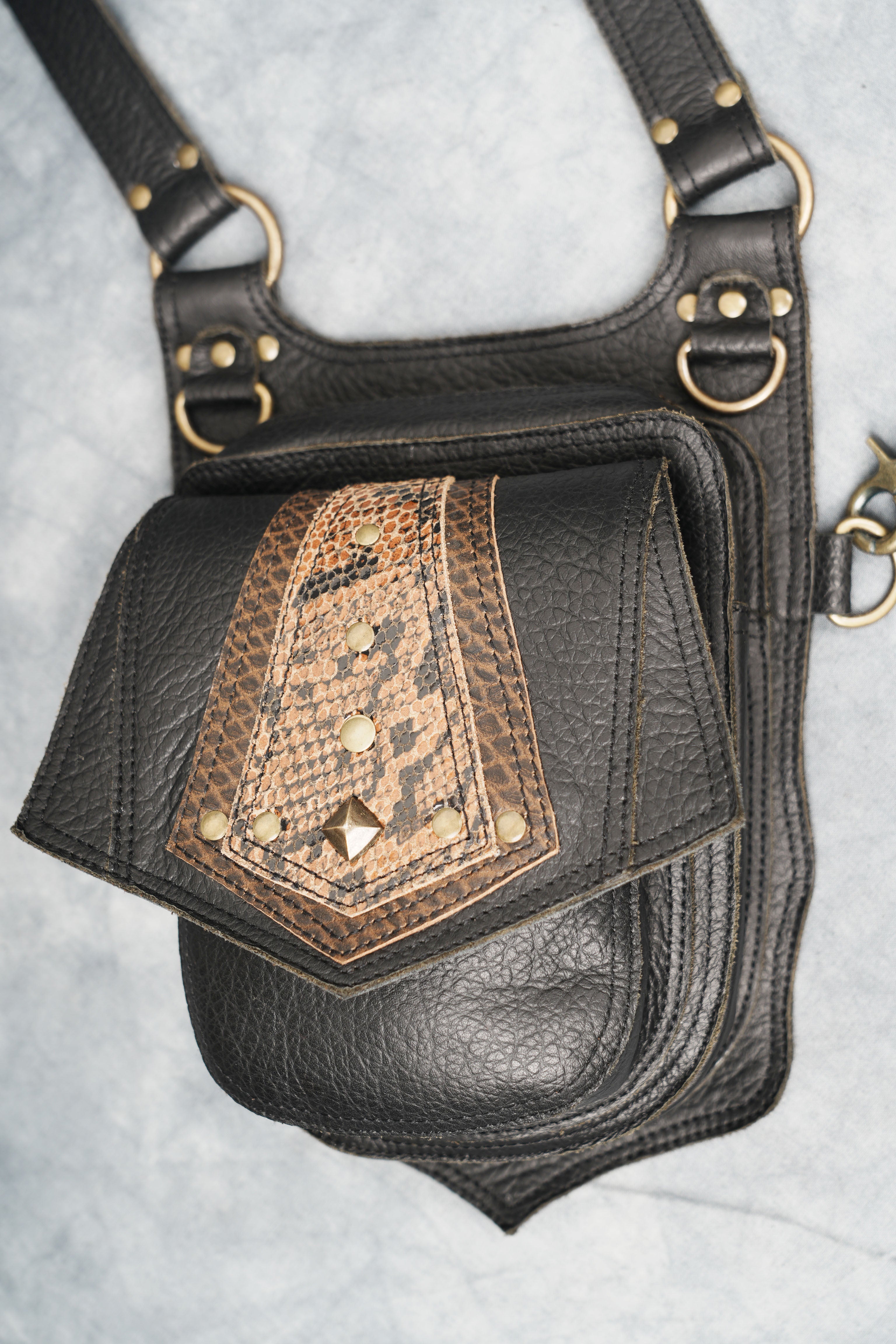 Festival Leather Holster Bag || Gems Stone || Genuine Leather Holster || Leather Holster ||