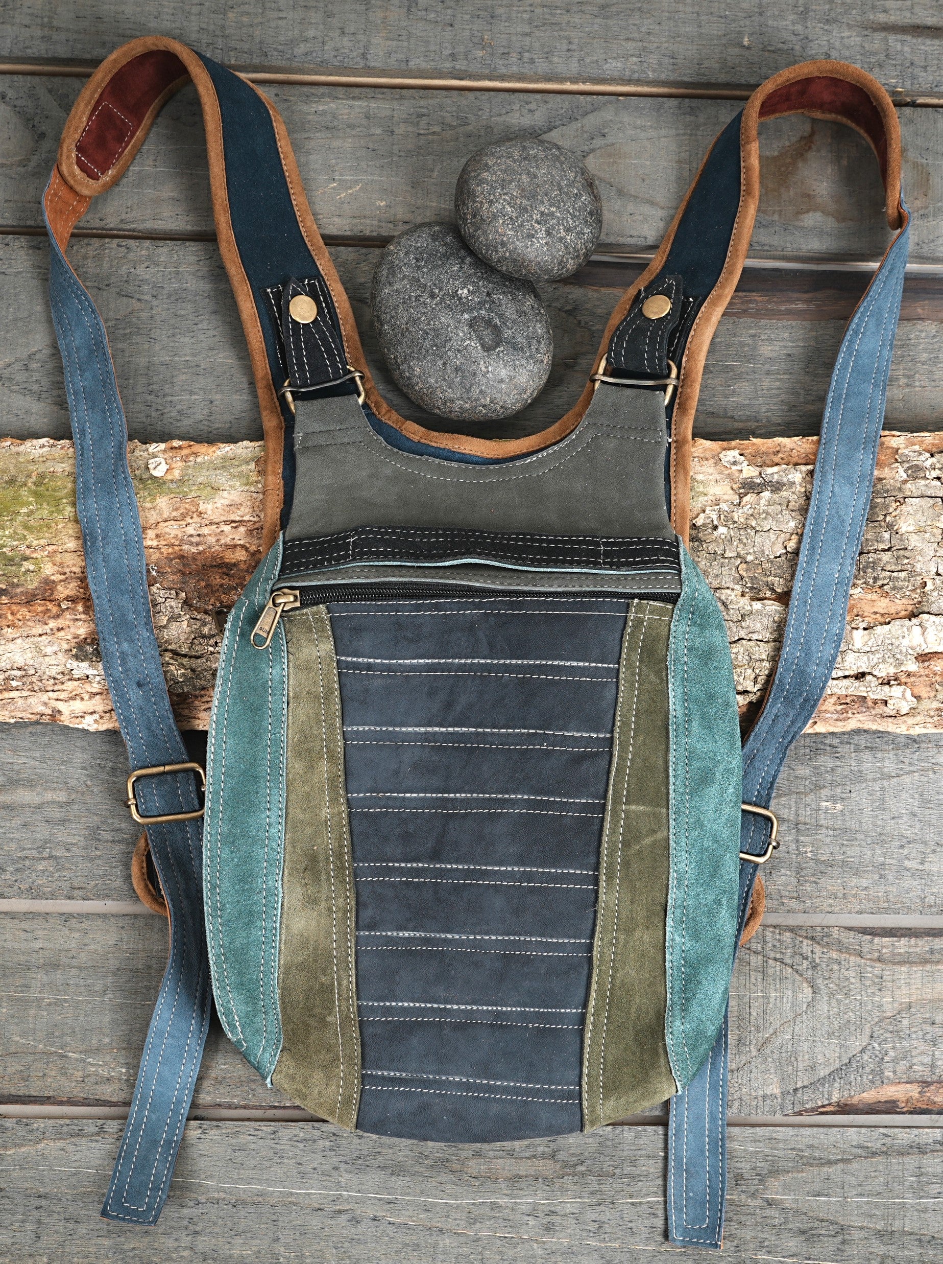 Versatile Leather Ninja Bag: Ideal for Travel, Office, and Everyday Use