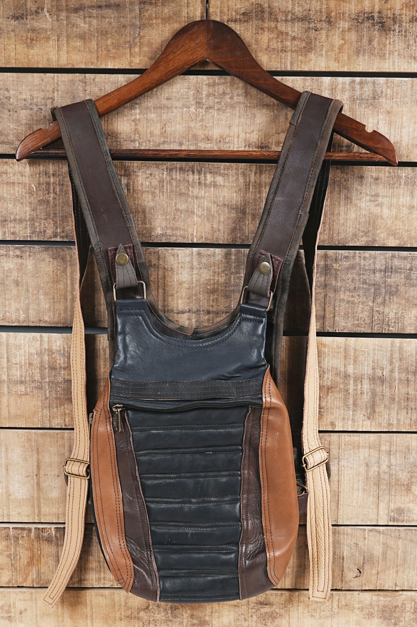 Functional Leather Ninja Bag: Travel, Office, College & School Essentials