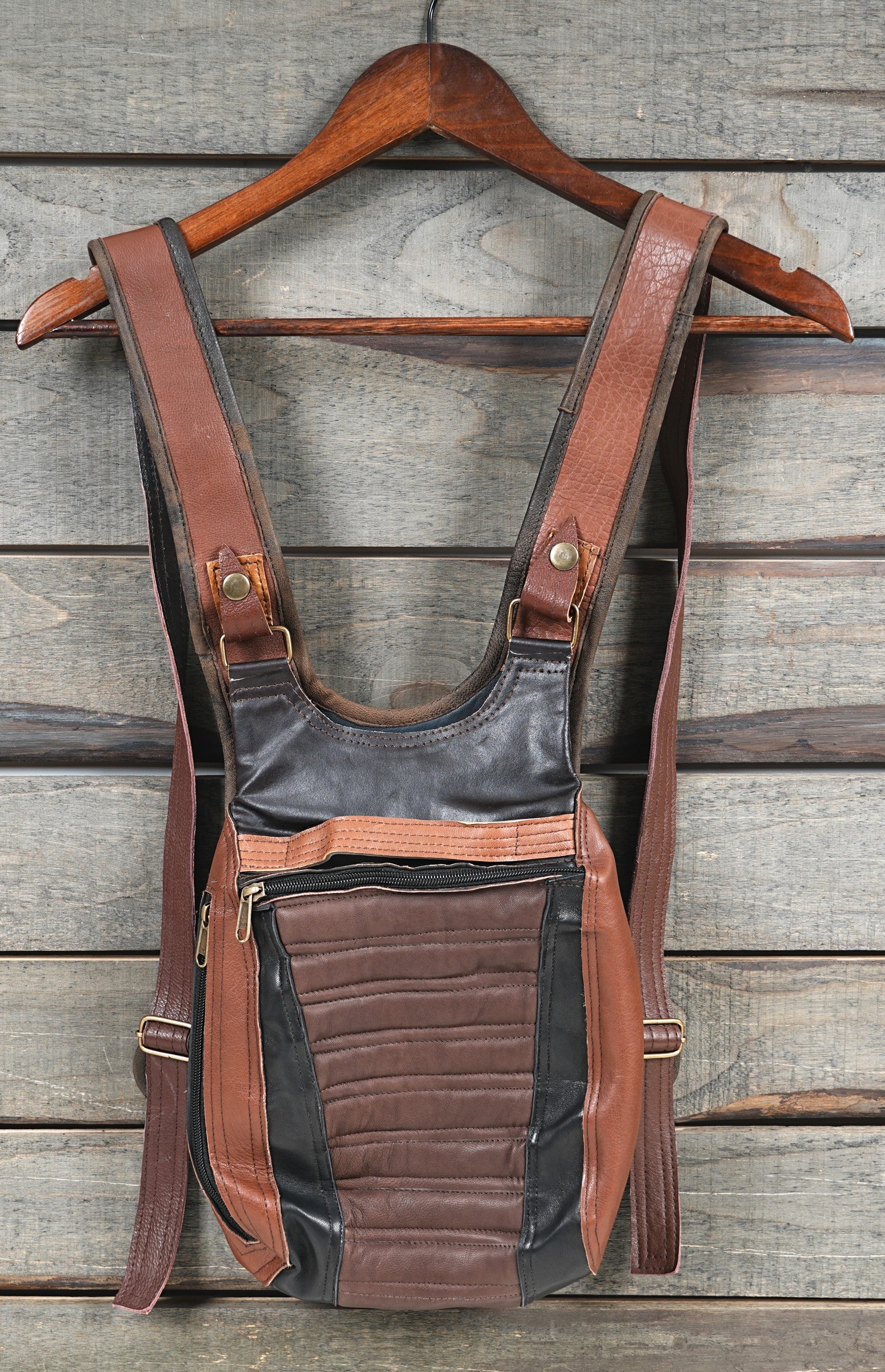 Custom Leather Ninja Bag: Travel, Office, College & School Ready