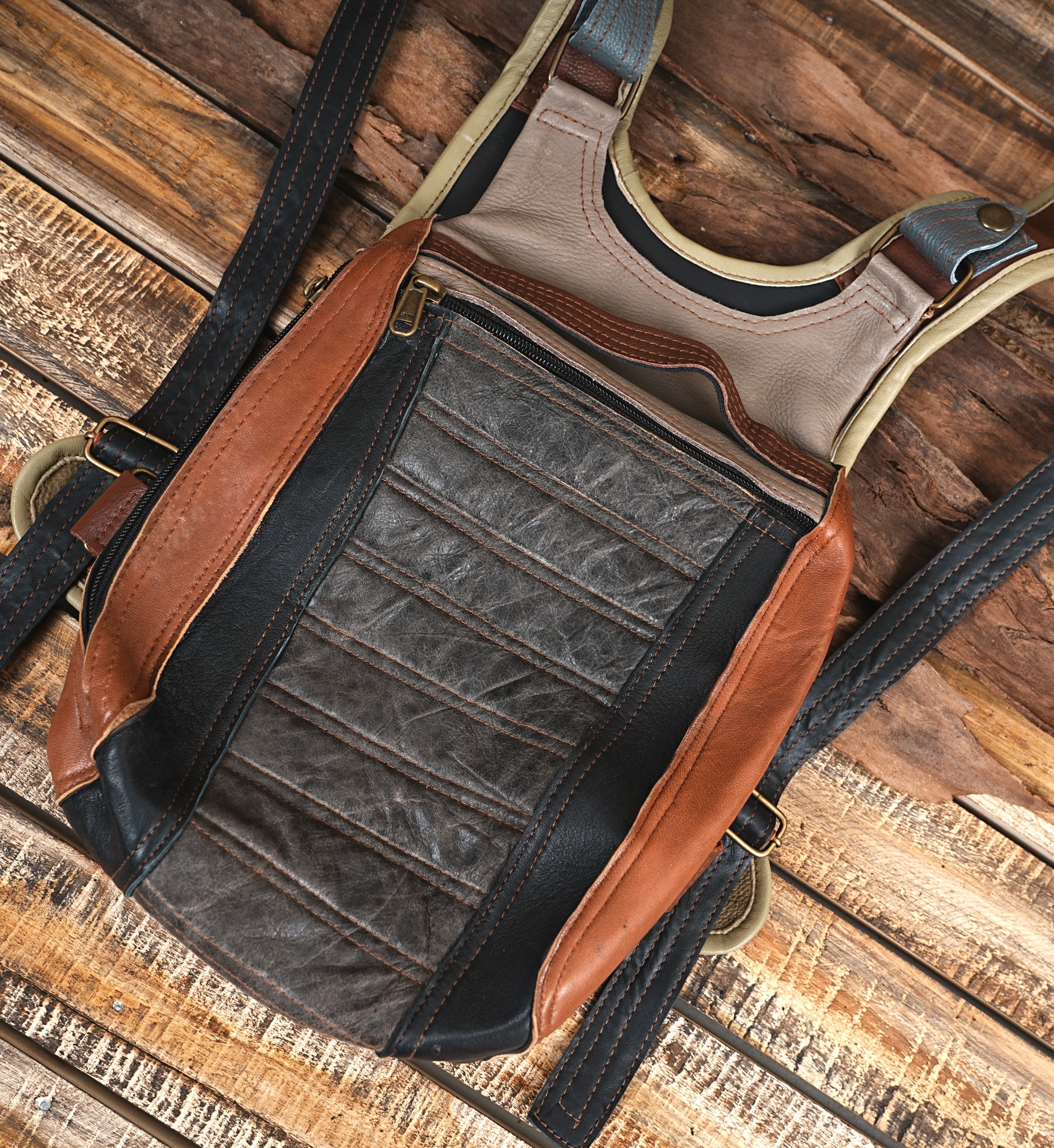 Premium Leather Ninja Bag: Perfect for Travel, Office, College & School