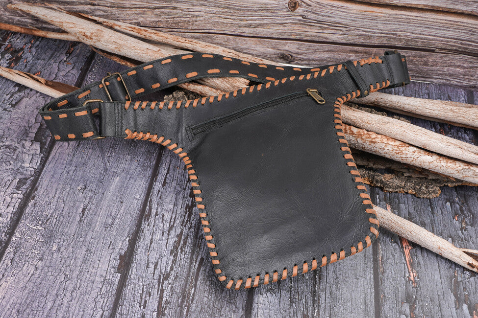 Handmade Leather Waist Bag