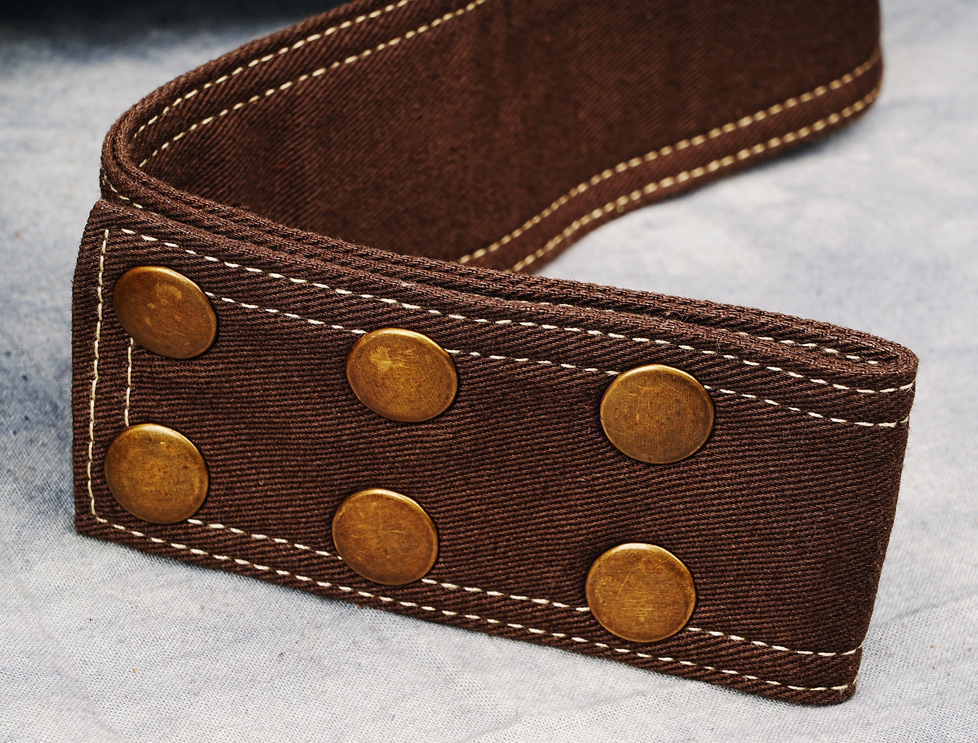 DARK BROWN Cotton Waist Bag ||  Handmade || Multi Pockets || One Belt Pouch Free