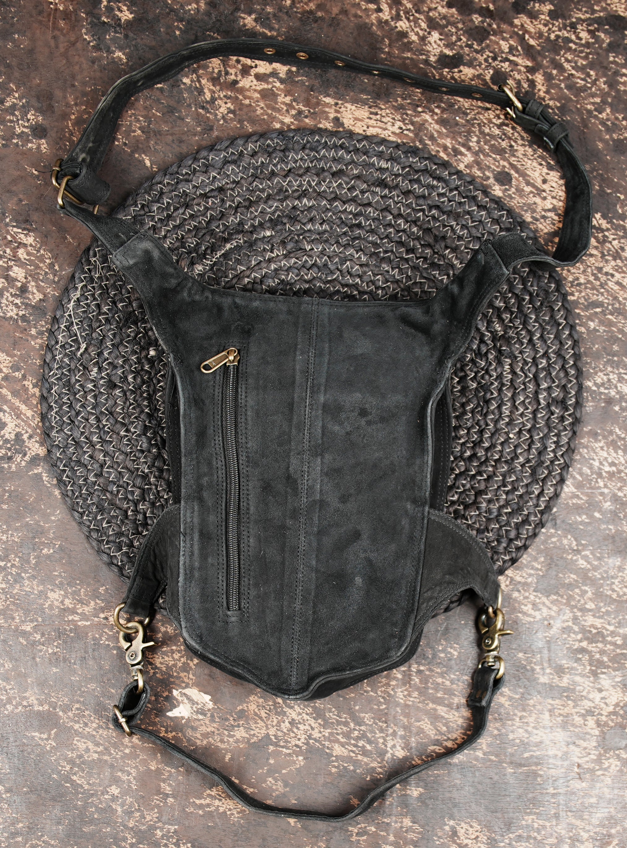 Premium quality leather waist thigh belt with durable straps