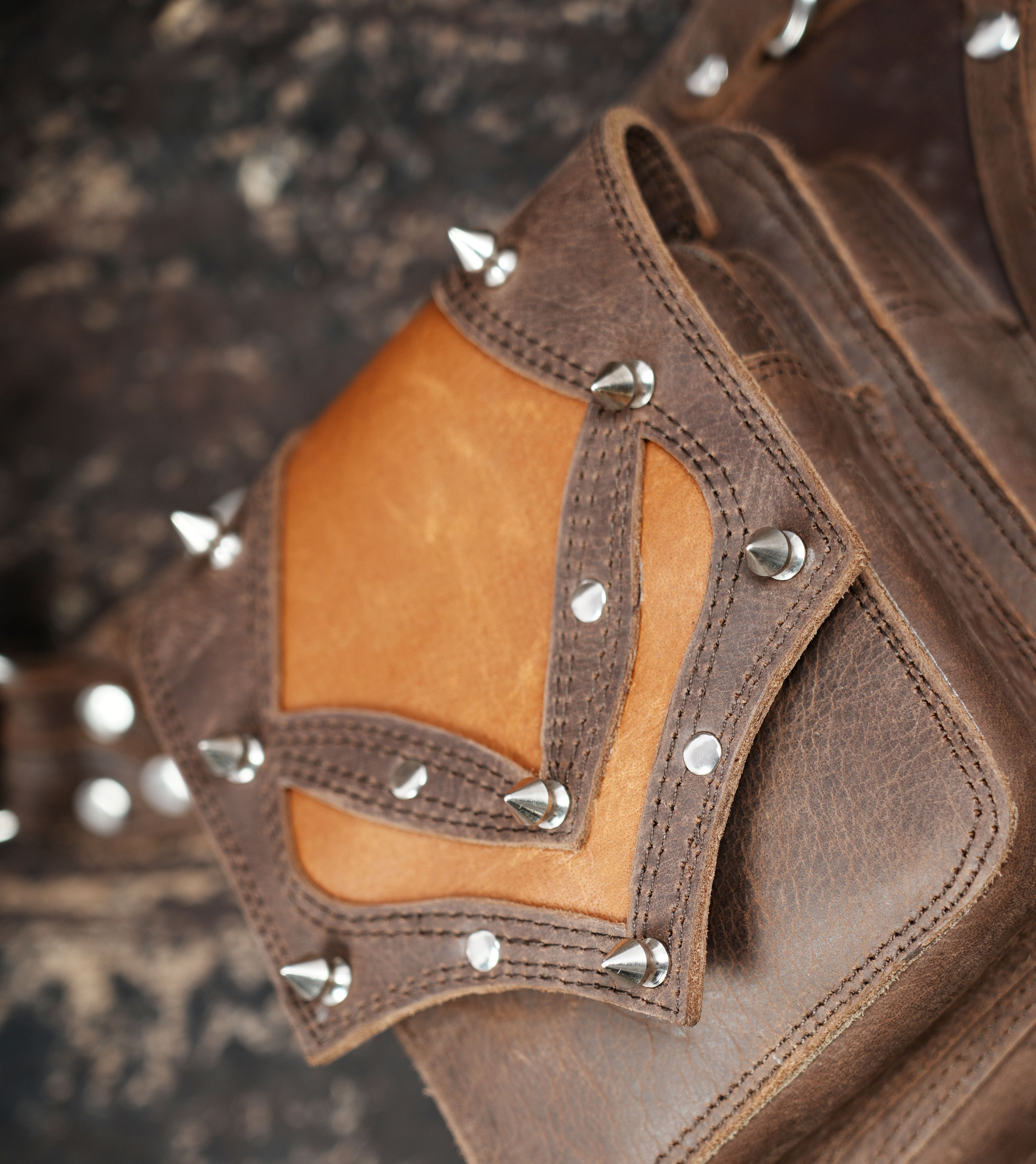 Adjustable leather waist and leg belt with utility pocket