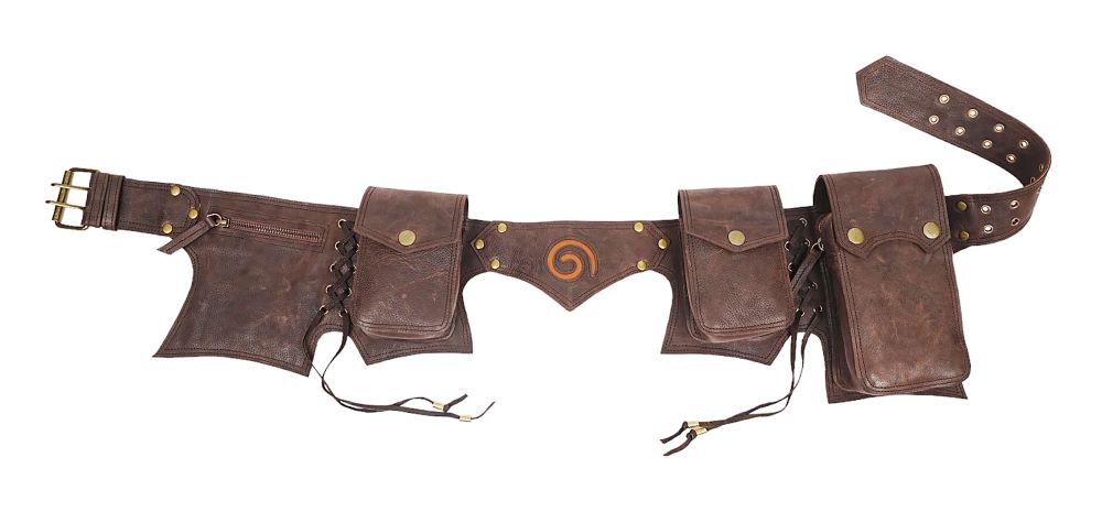 Handcrafted Leather Belt Best Pouch for Unisex - 50% OFF