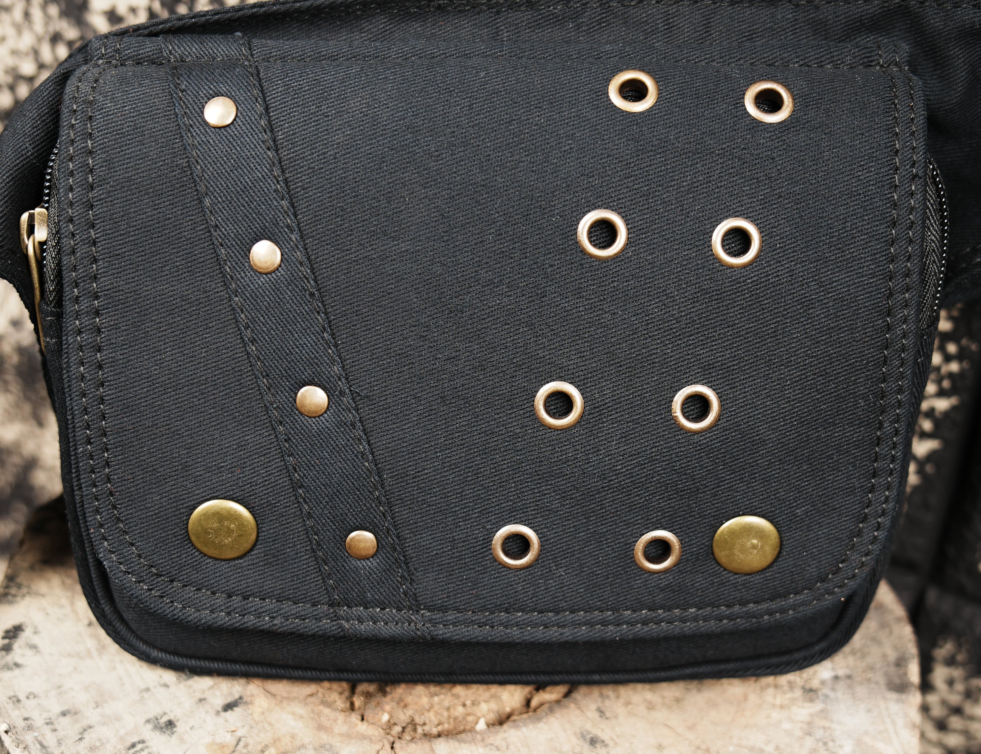 Casual cotton waist belt for hands free carrying