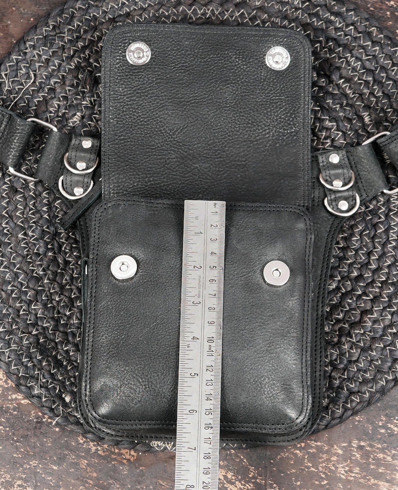 leather utility belt pouch handmade