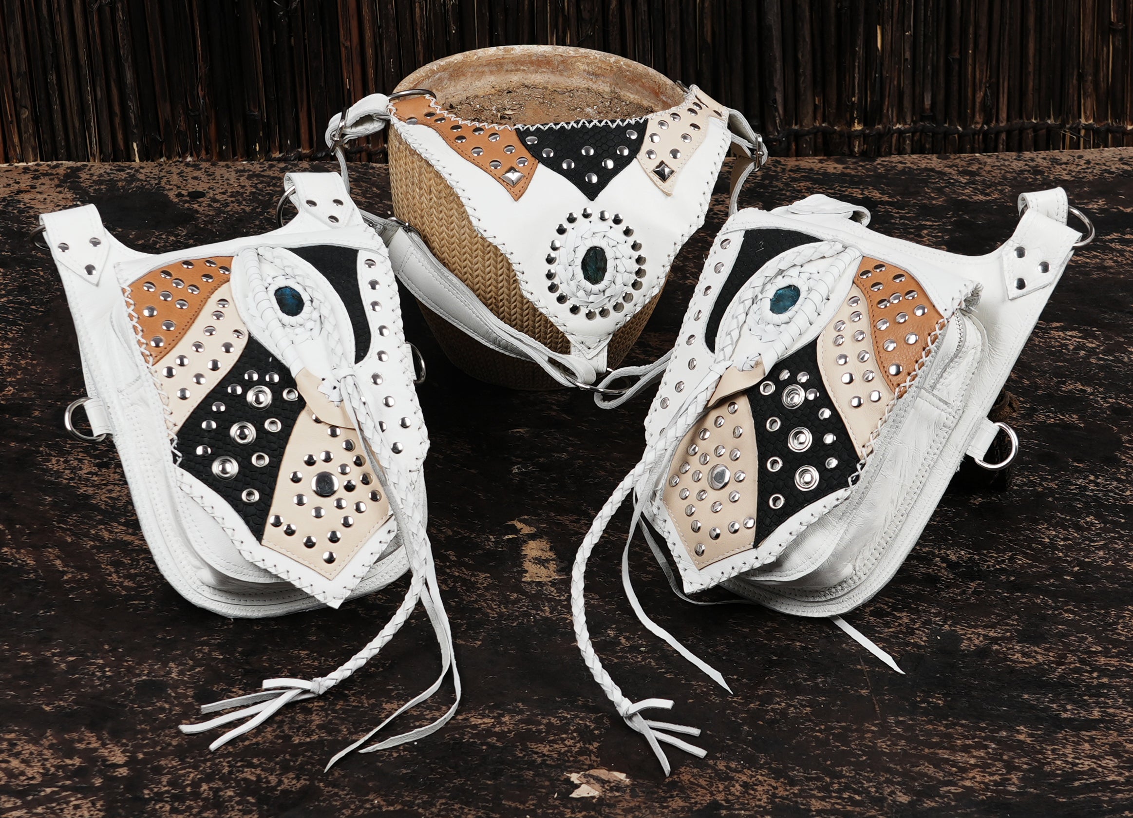 festival leather utility bag