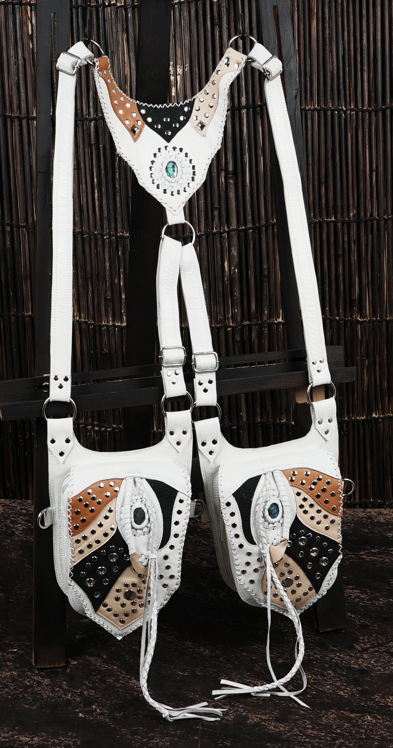 handcrafted leather shoulder bag