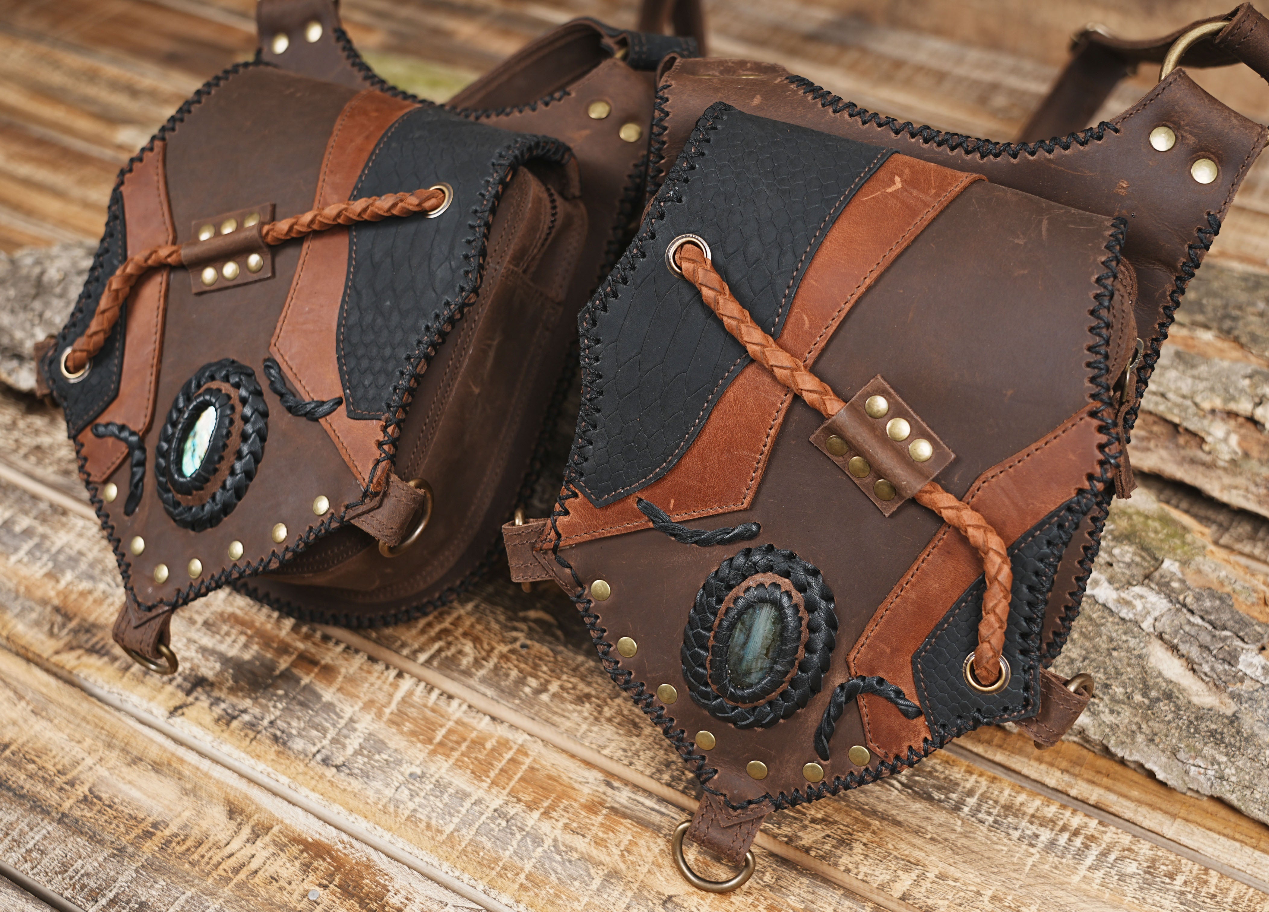 •	Leather Holster Bag, Shoulder Holster, , Leather Holster Bag, Handmade Bag