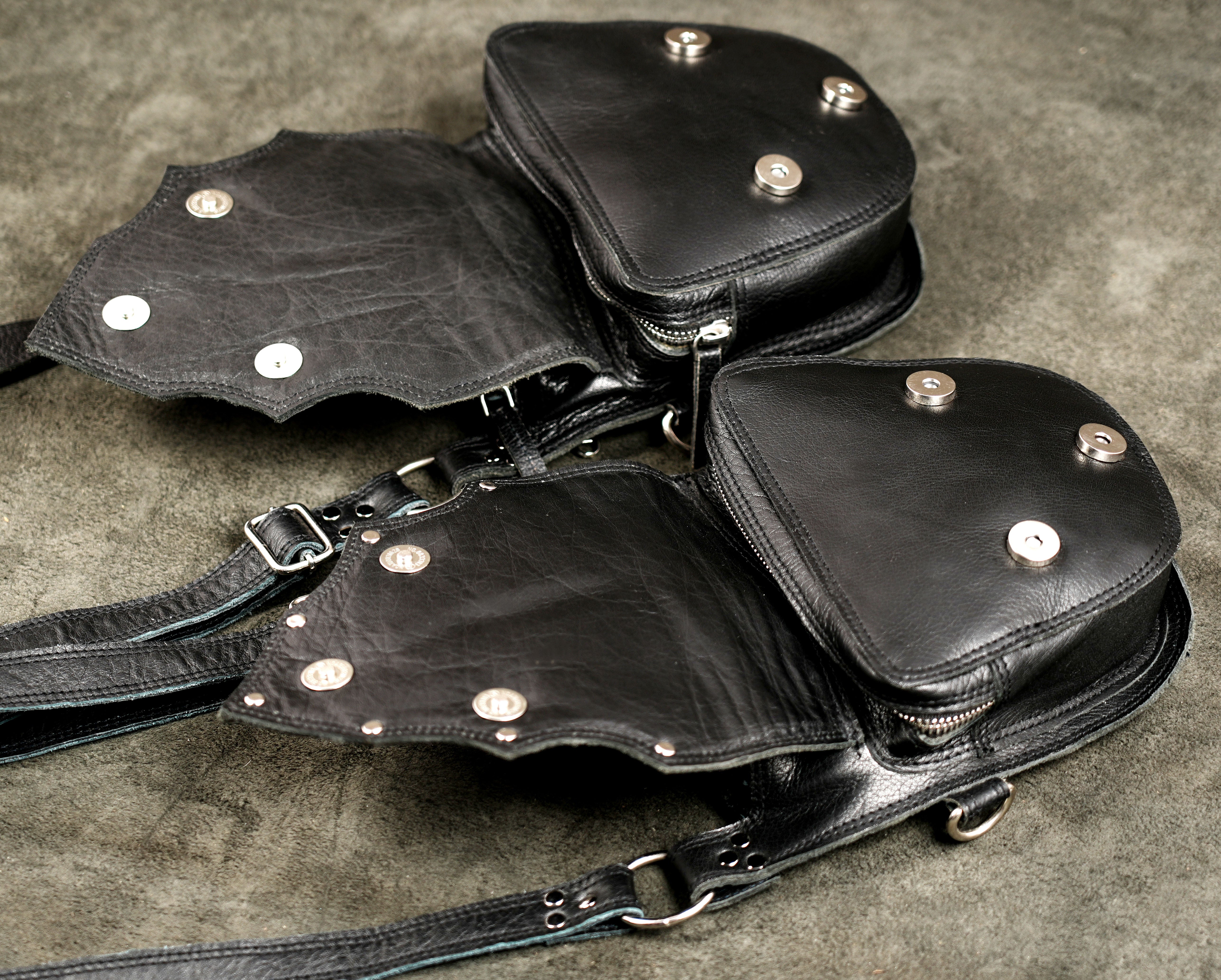 Gothic Leather Festival Utility Bag