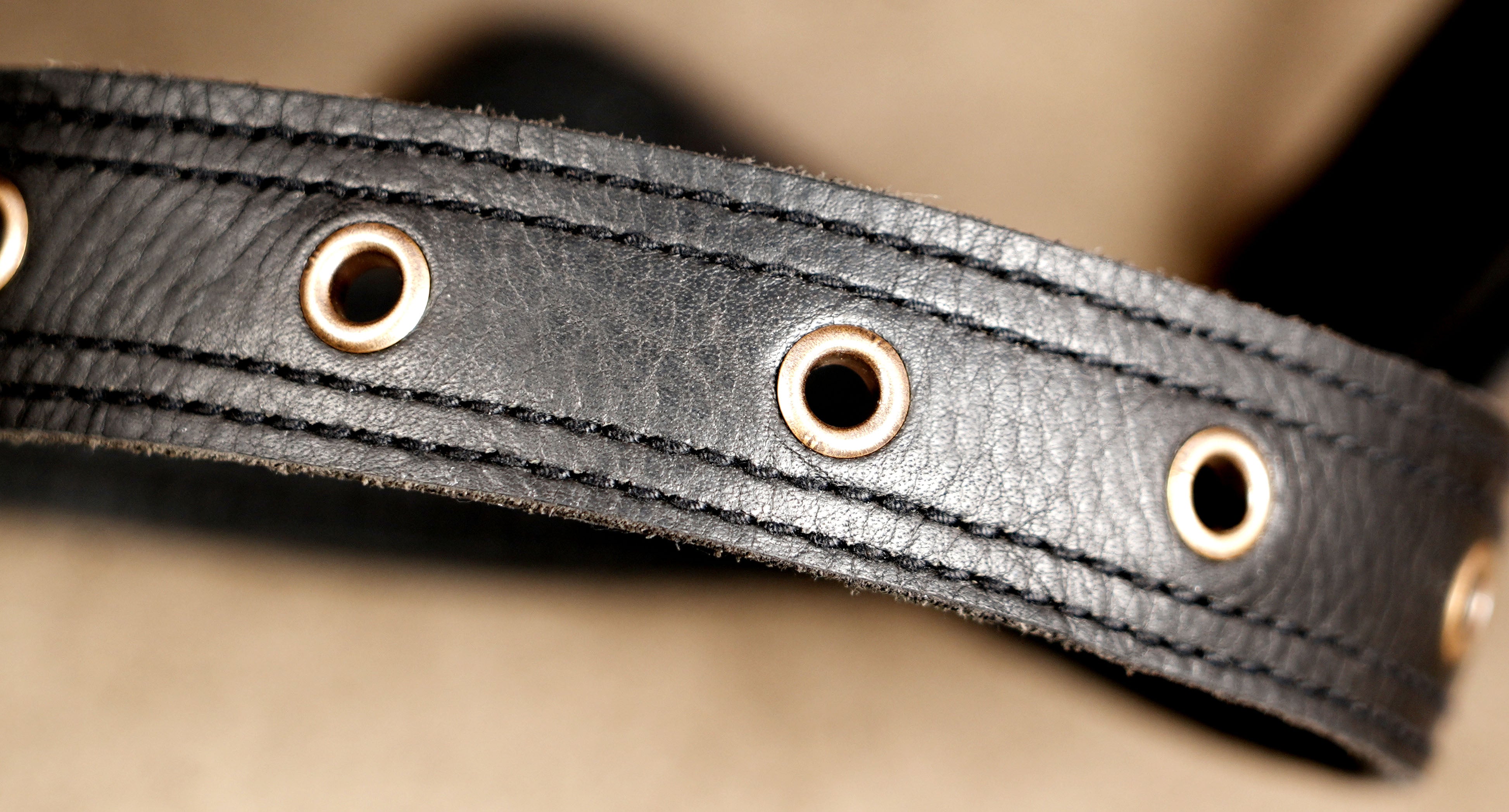 Steampunk black leather belt pouch with pointed flap