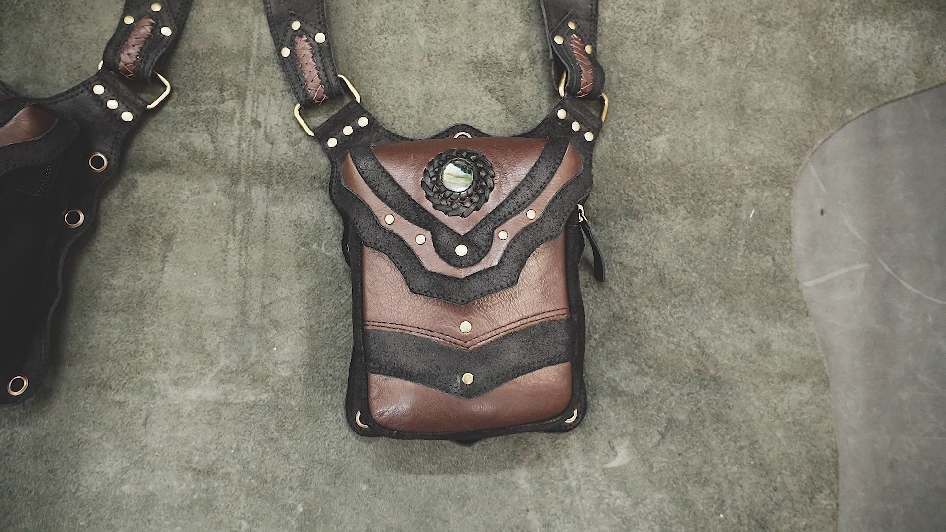 Handmade Leather Shoulder Holster for Men and Women